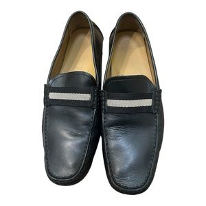 BALLY Waltec Leather Loafer in Black 9.5